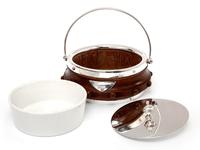 Victorian Carved Oak and Silver Plated Butter Dish with Original White China Liner (5 of 5) Victorian Carved Oak and Silver Plated Butter Dish with Original White China Liner (5 of 5)