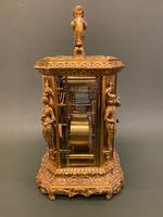 Rare French Mid 19th Century ‘Caryatid’ Cased Carriage Clock – Lucien Paris (4 of 6) Rare French Mid 19th Century ‘Caryatid’ Cased Carriage Clock – Lucien Paris (4 of 6)