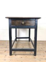 Antique Oak Side Table with Drawer (5 of 11) Antique Oak Side Table with Drawer (5 of 11)