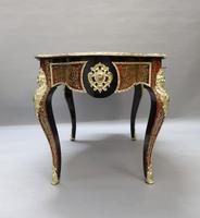 French Napoleon III Louis XV Style Boulle Writing or Centre Table (14 of 16) French Napoleon III Louis XV Style Boulle Writing or Centre Table (14 of 16)