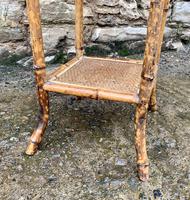 Antique Victorian Octagonal Bamboo Rattan Table (8 of 9) Antique Victorian Octagonal Bamboo Rattan Table (8 of 9)