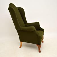 Antique Walnut Wing Back Armchair (8 of 10) Antique Walnut Wing Back Armchair (8 of 10)