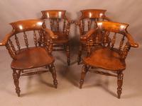 Set of 8 Captains Chairs Ash & Elm (3 of 13) Set of 8 Captains Chairs Ash & Elm (3 of 13)