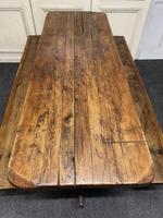 Rustic Oak Farmhouse Table & Bench Set (10 of 29) Rustic Oak Farmhouse Table & Bench Set (10 of 29)