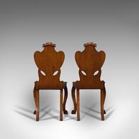 Pair of Antique Shield Back Chairs, Scottish, Oak, Hall Seat, Victorian c.1880 (4 of 12) Pair of Antique Shield Back Chairs, Scottish, Oak, Hall Seat, Victorian c.1880 (4 of 12)