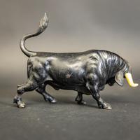 Austrian Cold Painted Bronze of a Raging Bull (6 of 7) Austrian Cold Painted Bronze of a Raging Bull (6 of 7)