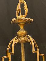 Pair of Decorative Triple Light French Antique Lanterns (3 of 9) Pair of Decorative Triple Light French Antique Lanterns (3 of 9)