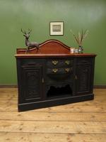 Art Nouveau Black Painted Sideboard, Gothic shabby chic (11 of 16) Art Nouveau Black Painted Sideboard, Gothic shabby chic (11 of 16)