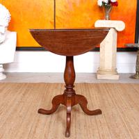 Drop Leaf Tripod Table 19th Century Mahogany (6 of 9) Drop Leaf Tripod Table 19th Century Mahogany (6 of 9)