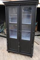 Fabulous Old Pine / Black Painted Glazed Cupboard / Display Cabinet - We Deliver! (3 of 12) Fabulous Old Pine / Black Painted Glazed Cupboard / Display Cabinet - We Deliver! (3 of 12)