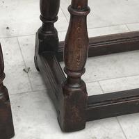 Pair of Oak Coffin Stools Circa Late 17th Century (7 of 24) Pair of Oak Coffin Stools Circa Late 17th Century (7 of 24)