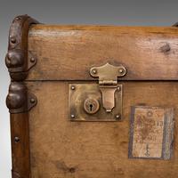 Large Antique Steamer Trunk, English, Cedar, Shipping Chest, Edwardian c.1910 (11 of 12) Large Antique Steamer Trunk, English, Cedar, Shipping Chest, Edwardian c.1910 (11 of 12)