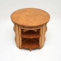 Art Deco Birds Eye Maple Nesting Coffee Table