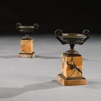 Fine Collection of Early 19th Century Grand Tour Bronze & Marble Empire Tazzas (4 of 9) Fine Collection of Early 19th Century Grand Tour Bronze & Marble Empire Tazzas (4 of 9)