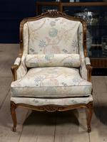 Superb Pair of French Upholstered Bergere Chairs (4 of 28) Superb Pair of French Upholstered Bergere Chairs (4 of 28)
