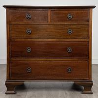 Antique 20th Century Inlaid Chest of Drawers in Mahogany