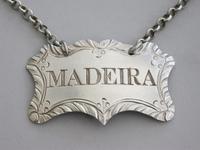 Rare Victorian Silver Goldsmiths Company Wine Label 'Madeira' by Charles Rawlings & William Summers, London, 1854 (5 of 9) Rare Victorian Silver Goldsmiths Company Wine Label 'Madeira' by Charles Rawlings & William Summers, London, 1854 (5 of 9)