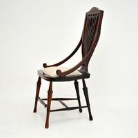 Antique Edwardian Inlaid Mahogany Side Chair (2 of 9) Antique Edwardian Inlaid Mahogany Side Chair (2 of 9)