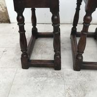 Pair of Oak Coffin Stools Circa Late 17th Century (17 of 24) Pair of Oak Coffin Stools Circa Late 17th Century (17 of 24)