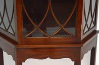 Antique Mahogany Display Cabinet on Stand (7 of 10) Antique Mahogany Display Cabinet on Stand (7 of 10)