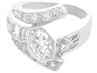 3.24ct Diamond & Platinum Cocktail Ring - Art Deco c.1935 (4 of 9) 3.24ct Diamond & Platinum Cocktail Ring - Art Deco c.1935 (4 of 9)