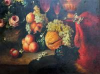 Old Master Revival - Large Original Antique Dutch Still Life of Flowers & Fruit (7 of 12) Old Master Revival - Large Original Antique Dutch Still Life of Flowers & Fruit (7 of 12)