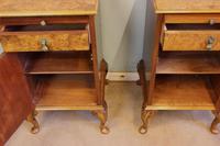 Quality Pair of Burr Walnut Bedside Cabinets (9 of 14) Quality Pair of Burr Walnut Bedside Cabinets (9 of 14)