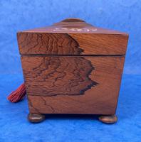 William IV Rosewood, Mother of Pearl Inlaid Twin Tea Caddy (4 of 8) William IV Rosewood, Mother of Pearl Inlaid Twin Tea Caddy (4 of 8)