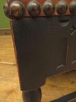 Small Vintage Wooden Black Painted Foot Stool with Brown Leather Top (14 of 17) Small Vintage Wooden Black Painted Foot Stool with Brown Leather Top (14 of 17)