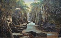 Small Original 19th Century Victorian Woodland River Landscape Oil Painting (2 of 12) Small Original 19th Century Victorian Woodland River Landscape Oil Painting (2 of 12)