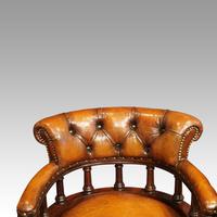 Pair of Victorian leather desk chairs (5 of 7) Pair of Victorian leather desk chairs (5 of 7)