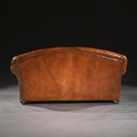 Late 19th Century Victorian Leather Upholstered Drop Arm Sofa (3 of 6) Late 19th Century Victorian Leather Upholstered Drop Arm Sofa (3 of 6)