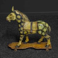 Victorian Papier Mache Mule Victorian Papier Mache Mule