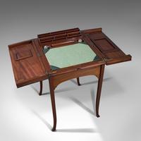 Antique Writing Desk, English, Mahogany, Side, Correspondence Table, Edwardian (9 of 12) Antique Writing Desk, English, Mahogany, Side, Correspondence Table, Edwardian (9 of 12)