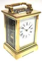Good Antique French 8-day Carriage Clock Bevelled Case Large Dial & Carry Handle (13 of 13) Good Antique French 8-day Carriage Clock Bevelled Case Large Dial & Carry Handle (13 of 13)