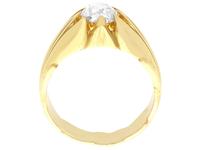 0.75ct Diamond & 18ct Yellow Gold Gent's Solitaire Ring - Antique French c.1910 (6 of 9) 0.75ct Diamond & 18ct Yellow Gold Gent's Solitaire Ring - Antique French c.1910 (6 of 9)