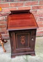 Edwardian Mahogany Wood Bedside Cabinet - Converted Purdonium (2 of 9) Edwardian Mahogany Wood Bedside Cabinet - Converted Purdonium (2 of 9)