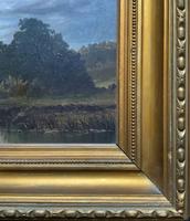 Lovely Original Mid 19th Century Antique British Castle River Landscape Oil Painting (9 of 11) Lovely Original Mid 19th Century Antique British Castle River Landscape Oil Painting (9 of 11)