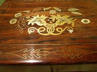 Beautifully Inlaid Rosewood Jewellery Box. Unusual Interior c.1865 (4 of 14) Beautifully Inlaid Rosewood Jewellery Box. Unusual Interior c.1865 (4 of 14)