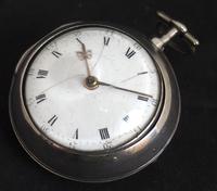 Antique Silver Pair Case Pocket Watch Fusee Verge Escapement Key Wind Enamel Dial W J Wolverhampton (11 of 11) Antique Silver Pair Case Pocket Watch Fusee Verge Escapement Key Wind Enamel Dial W J Wolverhampton (11 of 11)
