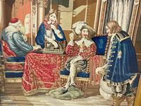 Large Artwork Gilt Gesso Framed 19th Century Tapestry French Royal Court "Playing Chess" (19 of 44) Large Artwork Gilt Gesso Framed 19th Century Tapestry French Royal Court "Playing Chess" (19 of 44)
