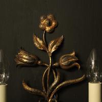 Florentine Pair of Toleware Twin Arm Wall Lights (4 of 10) Florentine Pair of Toleware Twin Arm Wall Lights (4 of 10)