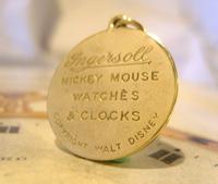 Pocket Watch Chain Ingersoll Mickey Mouse Fob 1930s Original Brass Fob (8 of 8) Pocket Watch Chain Ingersoll Mickey Mouse Fob 1930s Original Brass Fob (8 of 8)