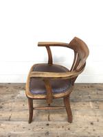 Pair of Early 20th Century Oak & Leather Desk Chairs (4 of 10) Pair of Early 20th Century Oak & Leather Desk Chairs (4 of 10)