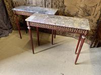 Pair of Empire Style Marble Top Console Tables (7 of 8) Pair of Empire Style Marble Top Console Tables (7 of 8)