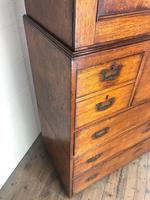Antique 19th Century Oak Campaign Chest with Cupboard (11 of 17) Antique 19th Century Oak Campaign Chest with Cupboard (11 of 17)