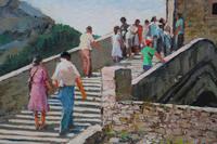 Figures on a Spanish Bridge by Thomas Pote (3 of 6) Figures on a Spanish Bridge by Thomas Pote (3 of 6)