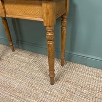 Quality Victorian Golden Oak Antique Hall Table (6 of 7) Quality Victorian Golden Oak Antique Hall Table (6 of 7)