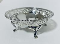 Antique Solid Sterling Silver Pierced Bonbon Dish (5 of 9) Antique Solid Sterling Silver Pierced Bonbon Dish (5 of 9)