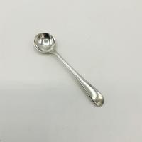 Antique 1920s Silver Plated Salt Spoon